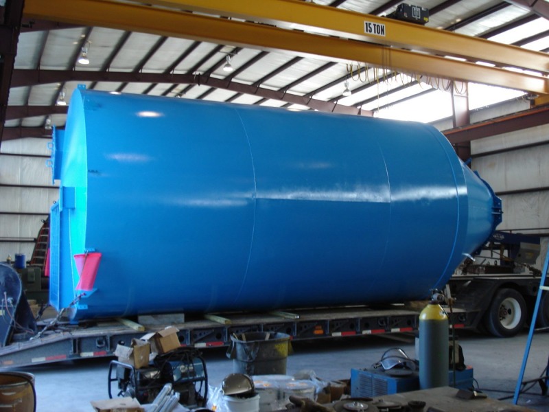 bulk solids storage silo